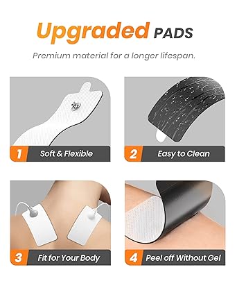 10-Pack TENS Unit Replacement Pads